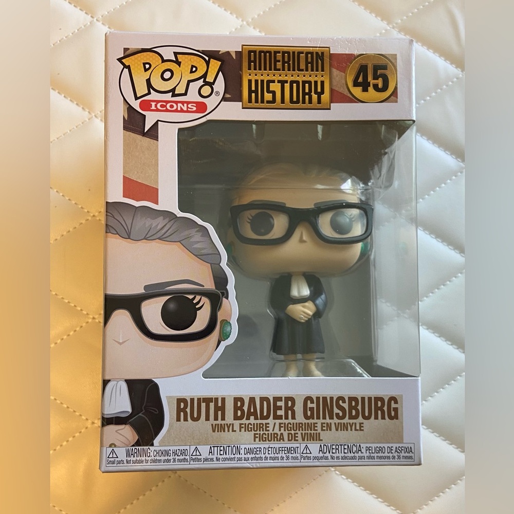Adorable Funko Ruth Bader Ginsburg! POP! Icons American History #45